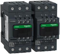 Schneider Electric LC2D50AB7 3 pólusú irányváltós mágneskapcsoló Everlink (AC3, 400V 50A), tek. 24V AC 50/60Hz (LC2D50AB7)