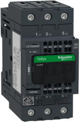 Schneider Electric LC1D50A3BD 3pólusú Everlink mágneskapcsoló (AC3, 400V 50A) rugós vezérlő sorkapoccsal 24V DC (LC1D50A3BD)