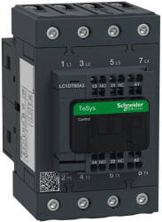 Schneider Electric LC1DT60A3P7 4 pólusú Everlink mágneskapcsoló AC1 415V 60A rugós vezérlő sorkapoccsal 230V AC 50/60Hz (LC1DT60A3P7)
