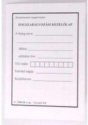 Nyomell C. 3304-30 FOGSZABÁLYOZÁSI KEZELŐLAP, 150 G/M2 OFSZET 6 OLDAL 2X HAJTVA, 70x100 MM, 1+1 SZÍN (22763)