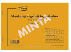 Nyomell A. 3510-159 Munkalap Rögzített Fogpótláshoz, Fekvő 50x2 Lapos, A/5 (22131)