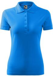 MALFINI Tricou damă Pique Polo - Albastru deschis | L (2107015)