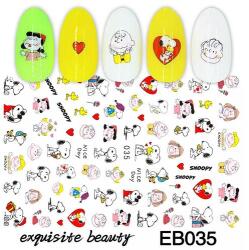  Körömmatrica - EB035 Snoopy