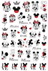  Körömmatrica - D126 Mickey