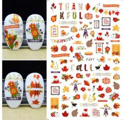  Körömmatrica - F697 ősz