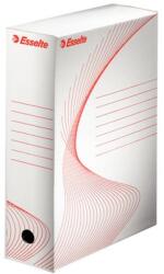 Esselte Archiválódoboz, A4, 100 mm, karton, ESSELTE "Boxy", fehér (E128102) - fiorex