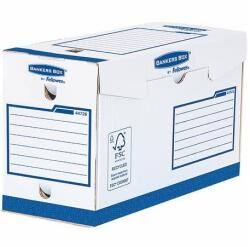 Fellowes Archiválódoboz, extra erős, A4+, 150 mm, FELLOWES "Bankers Box Basic", kék- fehér - 20db (IFW44728)
