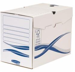 Fellowes Archiválódoboz, A4, 200 mm, FELLOWES "Bankers Box Basic", kék-fehér - 25db (IFW4460402)
