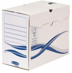 Fellowes Archiválódoboz, A4, 150 mm, FELLOWES "Bankers Box Basic", kék-fehér - 25db (IFW4460302)