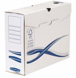 Fellowes Archiválódoboz, A4+, 100 mm, FELLOWES "Bankers Box Basic", kék-fehér - 25db (IFW4460202)
