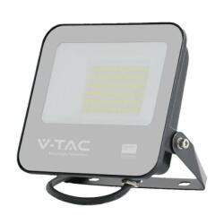 V-TAC LED reflektor 50W 4000K Fekete házas, Szürke matt üveggel, 1 m hosszú vezetékkel (SAMSUNG CHIP) -23688 (23688)