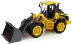 DOUBLE E Volvo 1: 16 (43 cm hosszú) távirányítós buldózer és homlokrakodó - miniverda