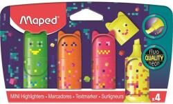 Maped Szövegkiemelő készlet 1-5 mm 4 db/készlet Maped Pixel Party Mini (743602)