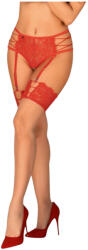 Obsessive - csipkés harisnya (piros-natúr) (25406143131) - bujaalmok