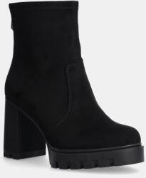 Calvin Klein Jeans bokacsizma HEEL PLATFORM ZIP BOOT SS fekete, női, magassarkú, YW0YW01601 - fekete Női 41