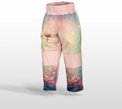 Takoy Panel szabásmintával 152-es softshell nadrág mesebeli virág