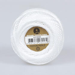  Madame Tricote Paris - Coton Perlé 8 - 0000 - Fehér