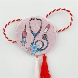Gravolo Martisor stetoscop insigna medic (C1007)