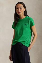 Ralph Lauren pamut póló női, sárga, 211898698 - zöld XXS