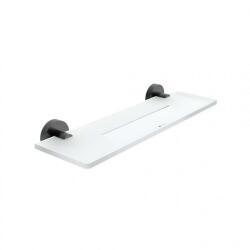 Nimco Unix - Polc, 40 cm, plexi/matte fekete UNC X440-90 (UNC X440-90)