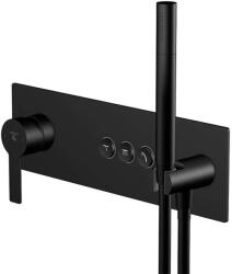 Steinberg 390 - Süllyesztett csap 3 készülékhez, testtel, fekete színű 390 2232 2 S (390 2232 2 S)