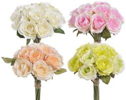  Buchet 12 trandafiri artificiali color pentru aranjamente florale (3747)