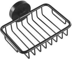 SAPHO X-Round - Drót szappanadagoló tartóval, fekete XR801B (XR801B)