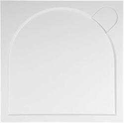SAPHO Zuhanytálcák - Zuhanyzótálca Larca G5, 900x900 mm, márvány, fehér PL009 (PL009)