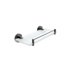 Nimco Unix - Polc, 30 cm, plexi/matte fekete UNC X430-X-90 (UNC X430-X-90)