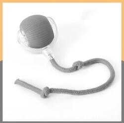 Nunbell Kisállat interaktív csíkos gurulólabda kötéllel - Szürke