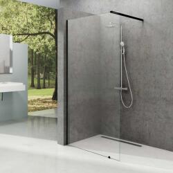 RAVAK Walk-In - Zuhanyzófal Walk-in Wall 140, 1400x2000 mm, fekete/tiszta üveg GW9WM0300Z1 (GW9WM0300Z1)