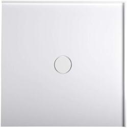 POLYSAN Zuhanytálcák - Zuhanyzótálca Mirai 900x900 mm, márvány, fehér 73165 (73165)