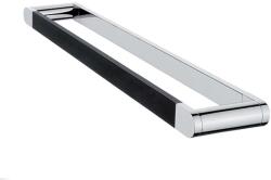 Nimco Nava - Törölközőtartó, hossza 580 mm, matt fekete/króm NA 28061 (NA 28061)