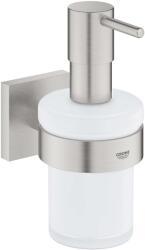 GROHE QuickFix Start Cube - Szappanadagoló tartóval, üveg/szuperacél 41098DC0 (41098DC0)