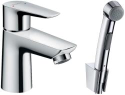 Hansgrohe Talis E - Mosdókagyló keverő kézi zuhanyzóval Bidette, króm 71729000 (71729000)