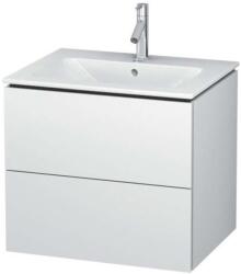 Duravit L-Cube - Mosdószekrény 550x620x481 mm, 2 fiókos, fehér matt LC624001818 (LC624001818)