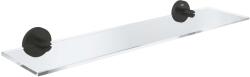 GROHE QuickFix Start - Polc, hossza 53 cm, üveg/matt fekete 412022430 (412022430)