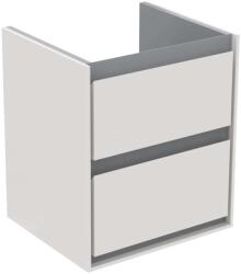 Ideal Standard Connect Air - Mosdószekrény 430x402x517 mm, fényes fehér/matt világosszürke lakk E1608KN (E1608KN)