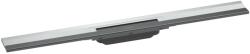 Hansgrohe RainDrain Flex - Lineáris zuhanytálca rozsdamentes acél ráccsal 800, falra szerelhető, rövidíthető, krómozott 56051000 (56051000)