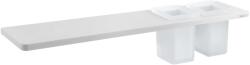 SAPHO Abeline - Üvegpolc, hossza 50 cm, matt fehér AE502-0101-01 (AE502-0101-01)