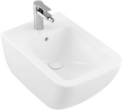 Villeroy & Boch Venticello - Függő bidé, 1 csapfurattal, CeramicPlus, alpesi fehér 441100R1 (441100R1)
