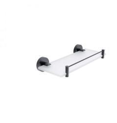 Nimco Unix - Polc, 30 cm, matt üveg/matt fekete UNC 13091BX-30-90 (UNC 13091BX-30-90)
