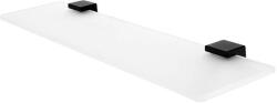 Nimco Kibo - Polc, hossza 600 mm, matt matt üveg/fekete matt Ki-14091B-60-90 (Ki-14091B-60-90)