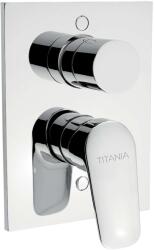 FERRO Titania Pure - Süllyesztett keverő, testtel együtt, krómozott 90350R, 0 (90350R,0)
