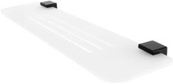Nimco Kibo - IXI polc, hossza 600 mm, matt plexi/fekete matt Ki-X360-90 (Ki-X360-90)