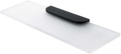 Nimco Nikau - Polc, hossza 400 mm, matt matt üveg/fekete matt NKC 30091B-40-90 (NKC 30091B-40-90)