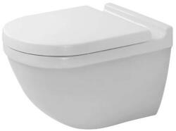 Duravit Starck 3 - Függő WC SoftClose ülőkével, perem nélküli, WonderGliss-szel, fehér színben 45270900A11 (45270900A11)