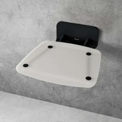 Ravak Ovo B II - Zuhanyszék Opál/fekete, 360x360 mm, fekete/áteresztő fehér B8F0000060 (B8F0000060)