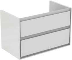 Ideal Standard Connect Air - Mosdószekrény 800x440x517 mm, 2 fiókos, fényes fehér/fehér matt E0819B2 (E0819B2)