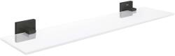 GROHE QuickFix Start Cube - Polc, hossza 53 cm, üveg/matt fekete 411092430 (411092430)